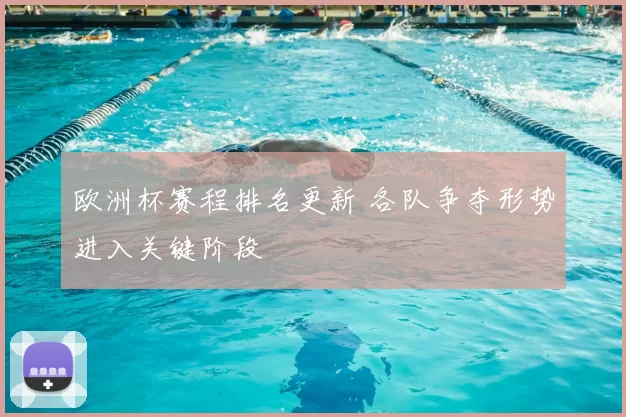 欧洲杯赛程排名更新 各队争夺形势进入关键阶段